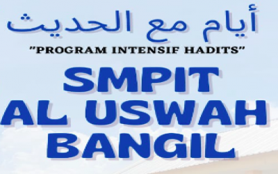 SMPIT Al Uswah Bangil Menggelar Program Intensif Camp Hadits Selama Dua Hari.